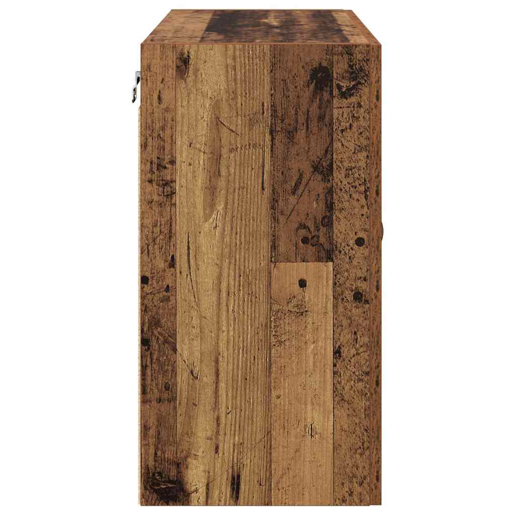 Armadietto a muro Legno vecchio 60 x 31 x 60 cm 879546