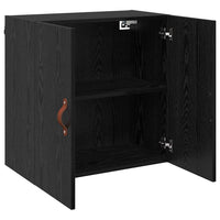 Armadietto a muro Rovere nero 60 x 31 x 60 cm Legno multistrato 879548
