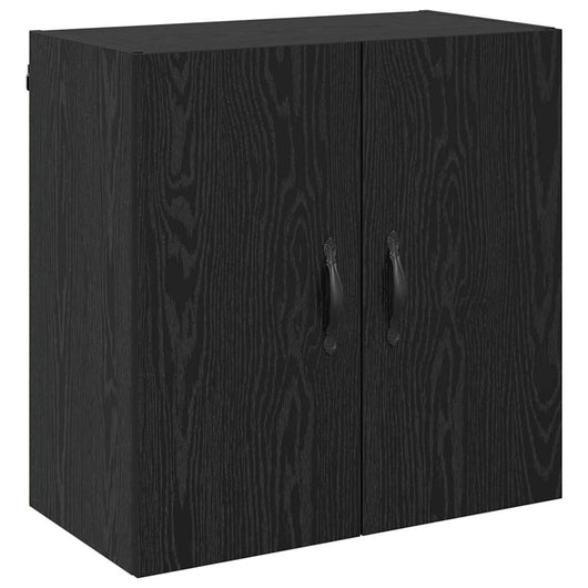 Armadietto a muro Rovere nero 60 x 31 x 60 cm Legno multistrato 879551