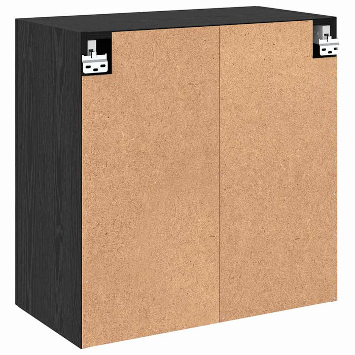 Armadietto a muro Rovere nero 60 x 31 x 60 cm Legno multistrato 879551