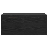 Armadietto a muro Rovere nero 80 x 36.5 x 35 cm 879560