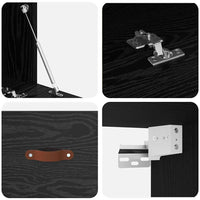 Armadietto a muro Rovere nero 100 x 36.5 x 35 cm 879563