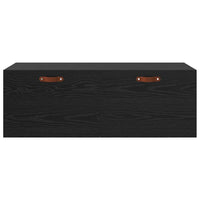 Armadietto a muro Rovere nero 100 x 36.5 x 35 cm 879563