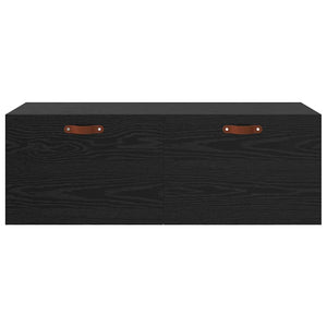 Armadietto a muro Rovere nero 100 x 36.5 x 35 cm 879563