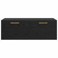 Armadietto a muro Rovere nero 100 x 36.5 x 35 cm 879566