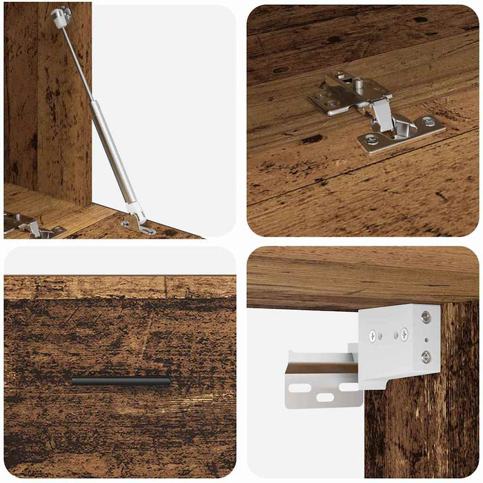 Armadietto a muro Legno vecchio 100 x 36.5 x 35 cm 879570