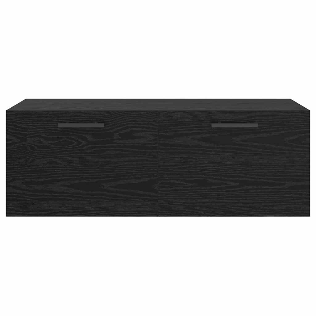 Armadietto a muro Rovere nero 100 x 36.5 x 35 cm 879575