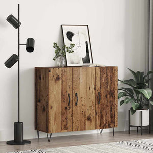 Credenza-Buffet-Armadio da cucina Legno vecchio 90 x 32,5 x 80 cm Legno multistrato