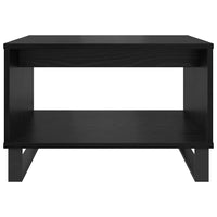 Tavolino da salotto Rovere nero 60 x 50 x 40 cm 879614