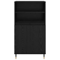 Credenza-Buffet-Armadio da cucina Nero 60 x 36 x 110 cm Legno multistrato 705500