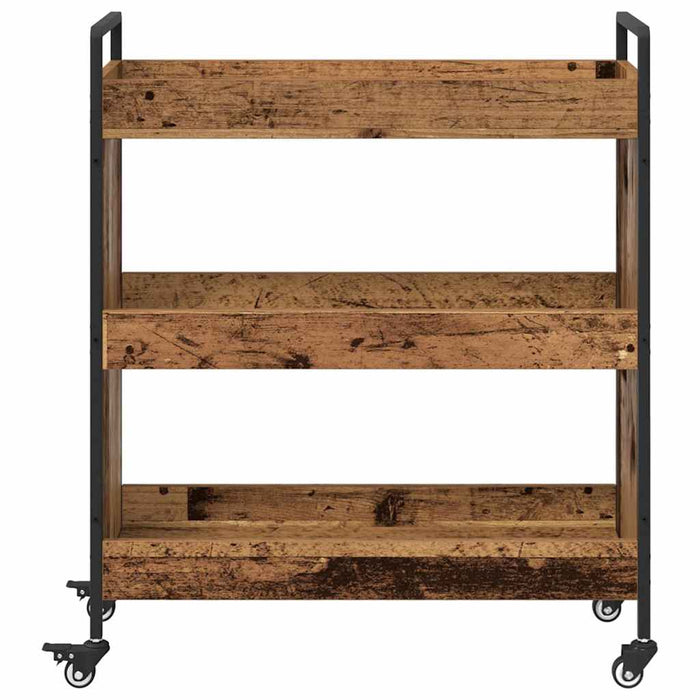 Carrello da Cucina-Scaffale per Cucina Legno vecchio 70 x 30 x 82 cm