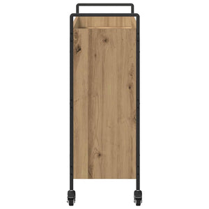 Carrello da Cucina rovere artigianale 70 x 30 x 82 cm 879625