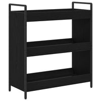 Carrello da Cucina Rovere nero 70 x 30 x 82 cm 879626