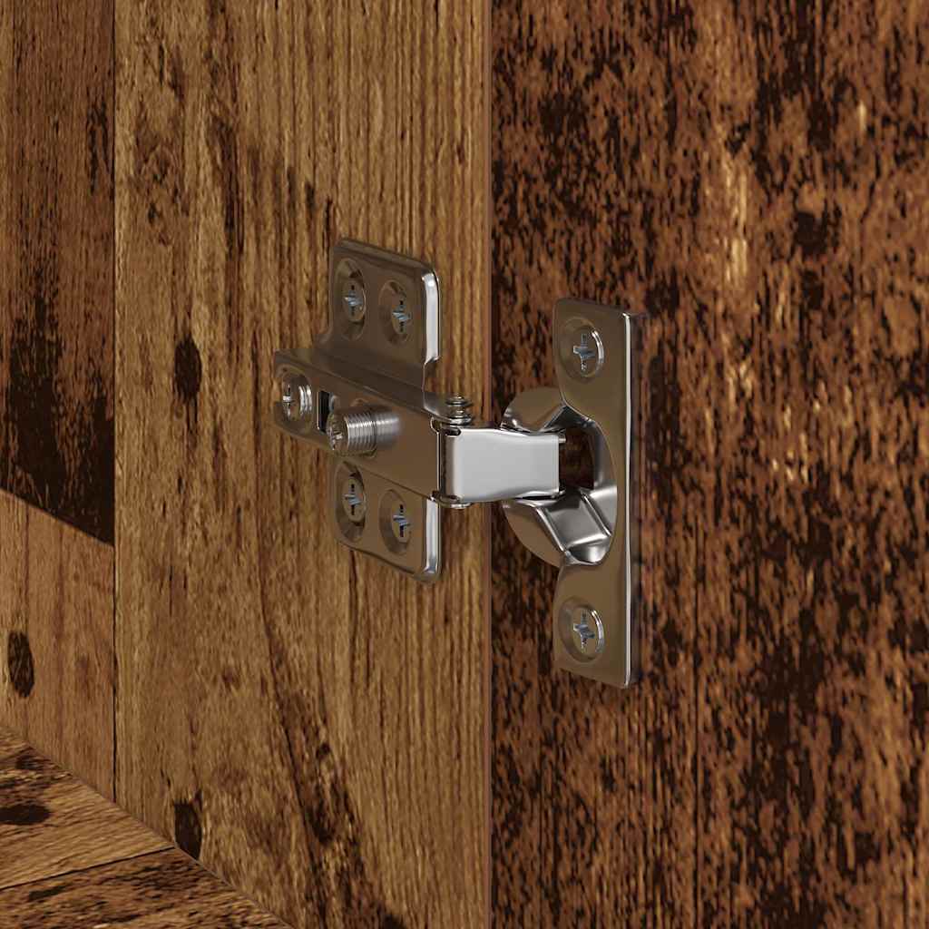 Mobile per Ufficio con porta Legno antico 60 x 32 x 115 cm 879636