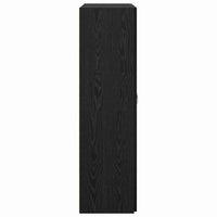 Mobile per Ufficio con lo scaffale Rovere nero 60 x 32 x 115 cm 879638