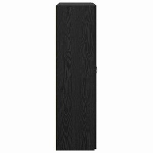 Mobile per Ufficio con lo scaffale Rovere nero 60 x 32 x 115 cm 879638