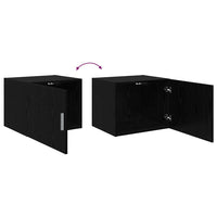 Armadietto a muro Rovere nero 50 x 42.5 x 40 cm 879652