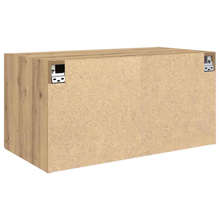 Armadietto a muro rovere artigianale 80 x 42.5 x 40 cm 879654