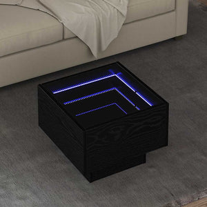 Tavolino da salotto Rovere nero 40 x 40 x 30 cm 879658