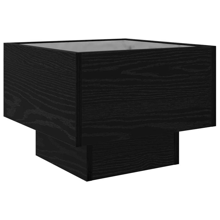 Tavolino da salotto Rovere nero 40 x 40 x 30 cm 879658