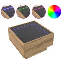 Tavolino da salotto rovere artigianale 50 x 50 x 30 cm 879660