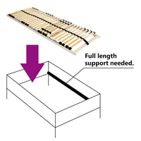 Letto incassato Marrone 80 x 190 cm Legno massello di faggio 42015233