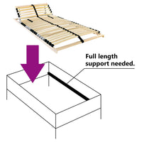 Letto incassato Marrone 80 x 190 cm Legno massello di faggio 42015239