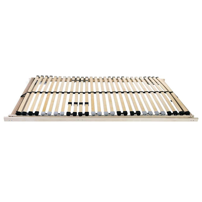 vidaXL Base a doghe Marrone 70 x 190 cm Legno massello di faggio