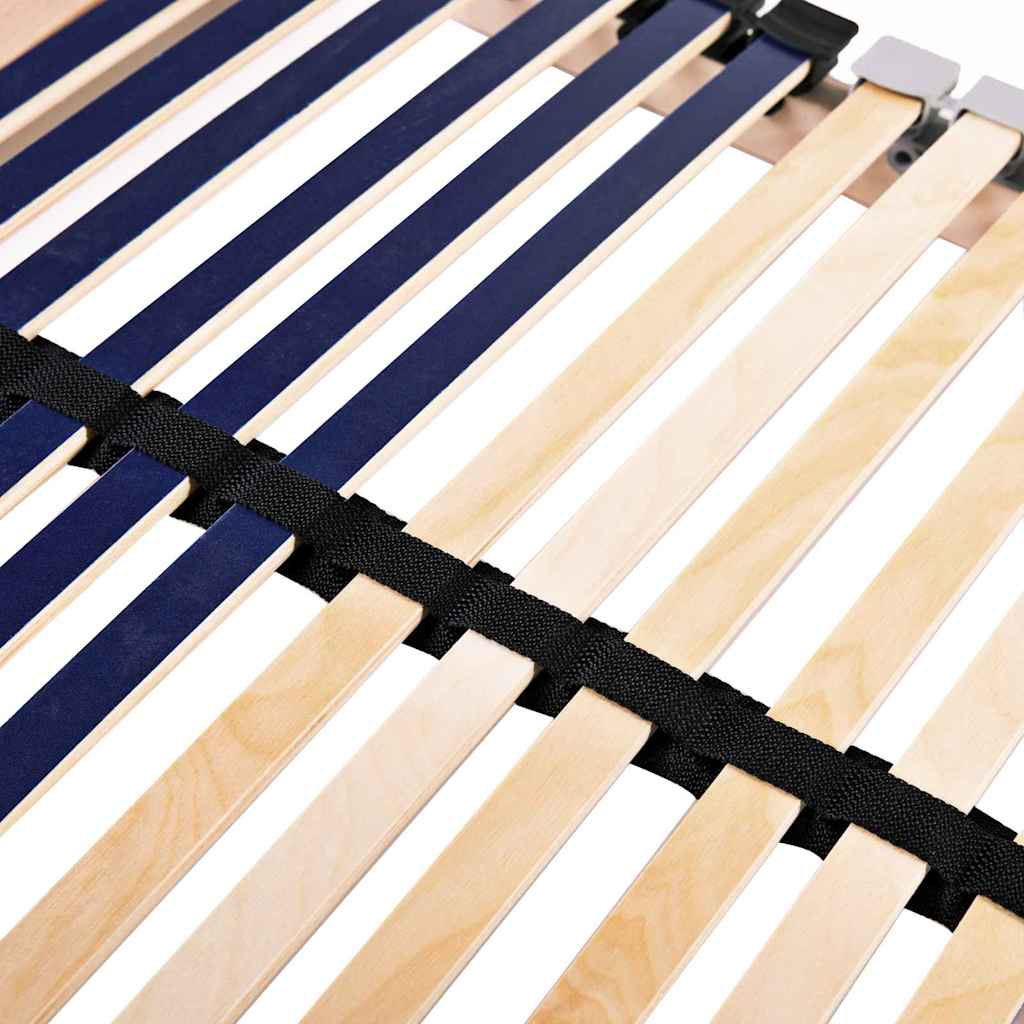 Base a doghe Marrone 70 x 190 cm Legno massello di faggio 42015250