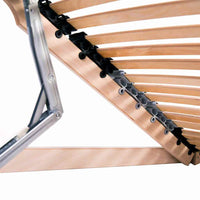 Base a doghe Marrone 70 x 190 cm Legno massello di faggio 42015262