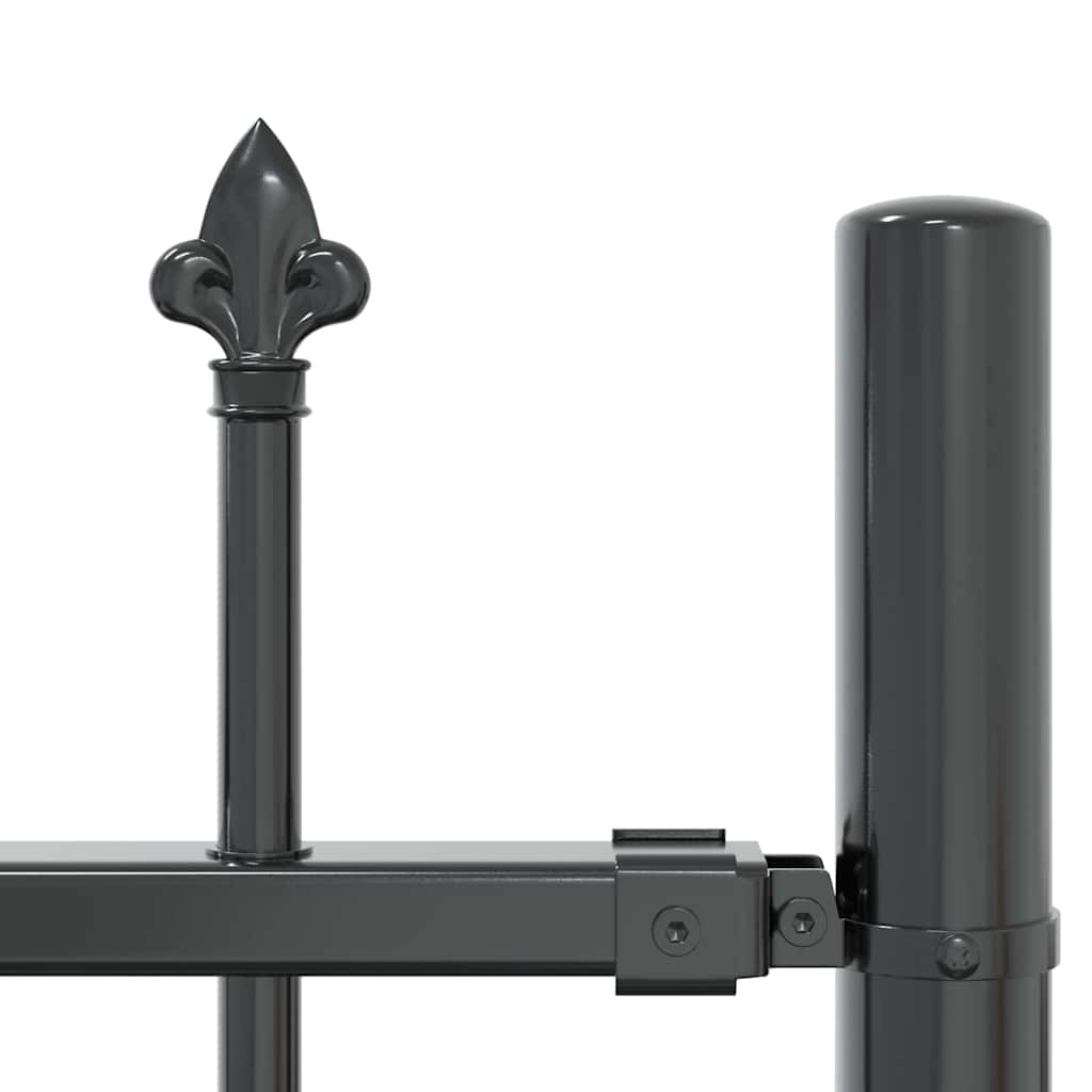 Recinzione per Giardino Grigio 115 cm 42003958