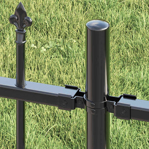 Recinzione per Giardino Grigio 215 cm 42003962