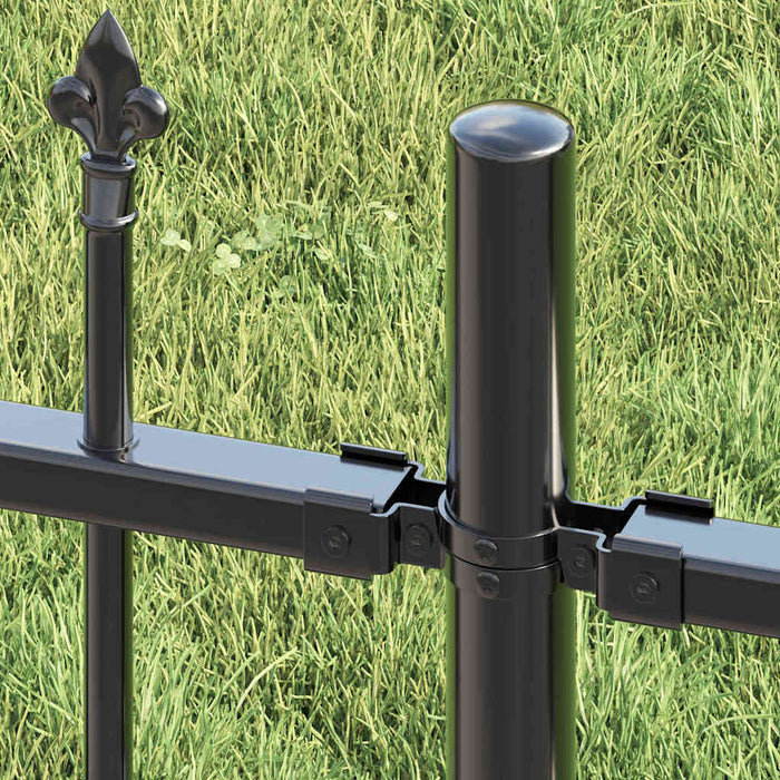 Recinzione per Giardino Grigio 215 cm 42003962