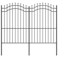 Recinzione per Giardino Grigio 215 cm 42003962