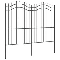 Recinzione per Giardino Grigio 215 cm 42003962