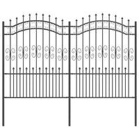 Recinzione per Giardino Grigio 190 cm 42003966