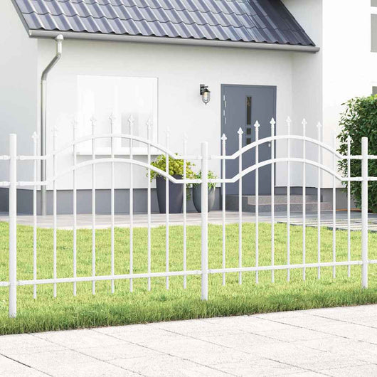 Recinzione per Giardino Bianco 140 cm 42003969