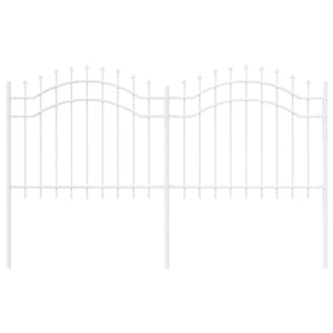 Recinzione per Giardino Bianco 140 cm 42003969