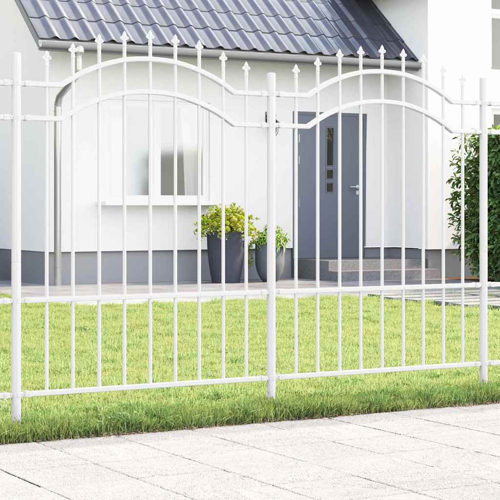 Recinzione per Giardino Bianco 190 cm 42003971