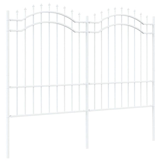 Recinzione per Giardino Bianco 190 cm 42003971