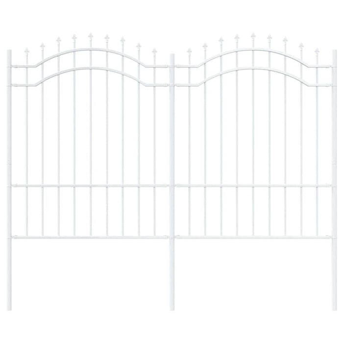 Recinzione per Giardino Bianco 190 cm 42003971