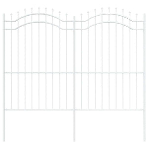 Recinzione per Giardino Bianco 215 cm 42003972