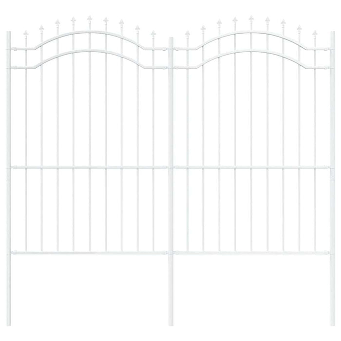 Recinzione per Giardino Bianco 215 cm 42003972