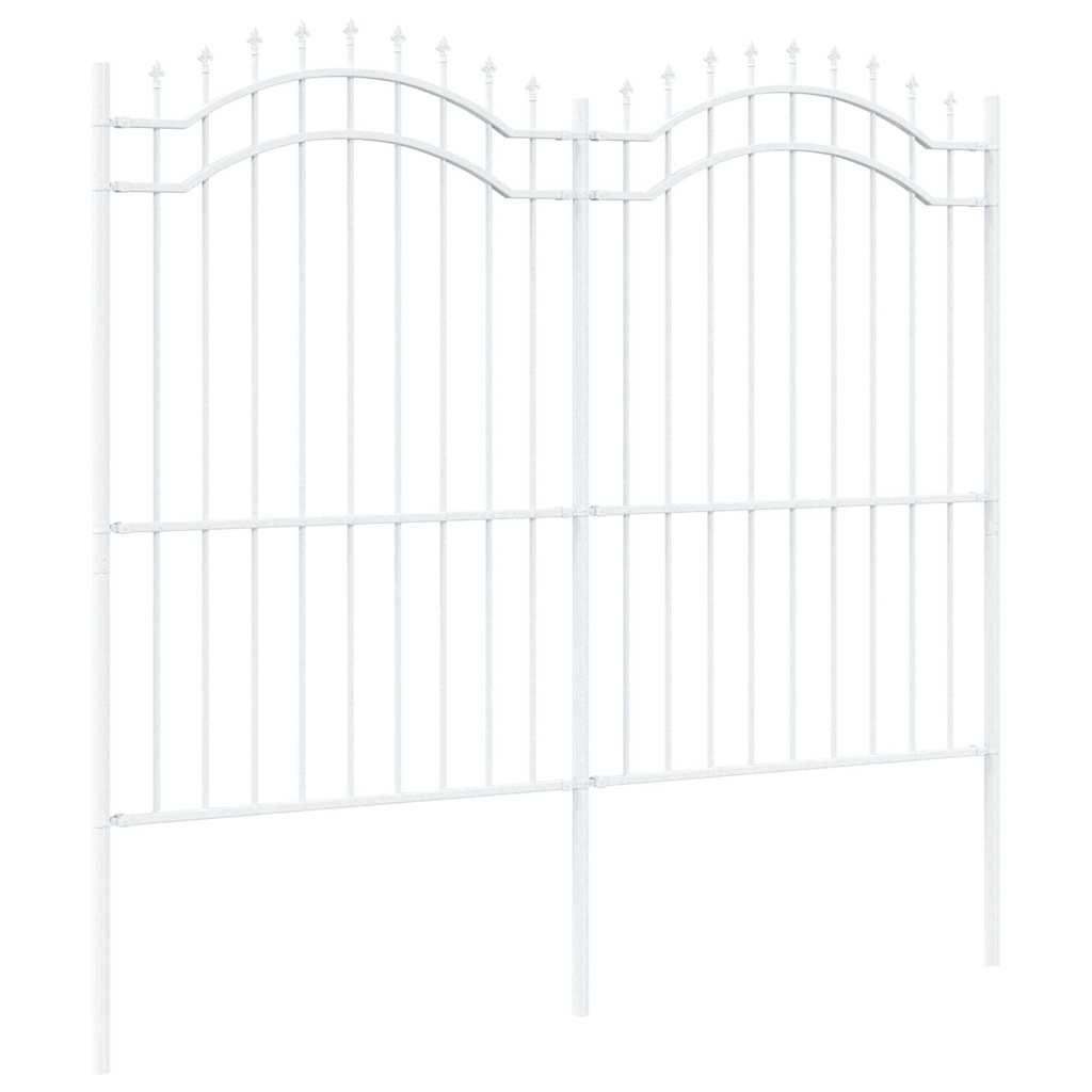 Recinzione per Giardino Bianco 215 cm 42003972