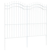 Recinzione per Giardino Bianco 215 cm 42003972