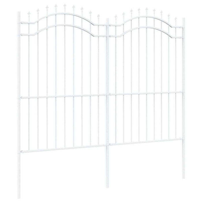 Recinzione per Giardino Bianco 215 cm 42003972