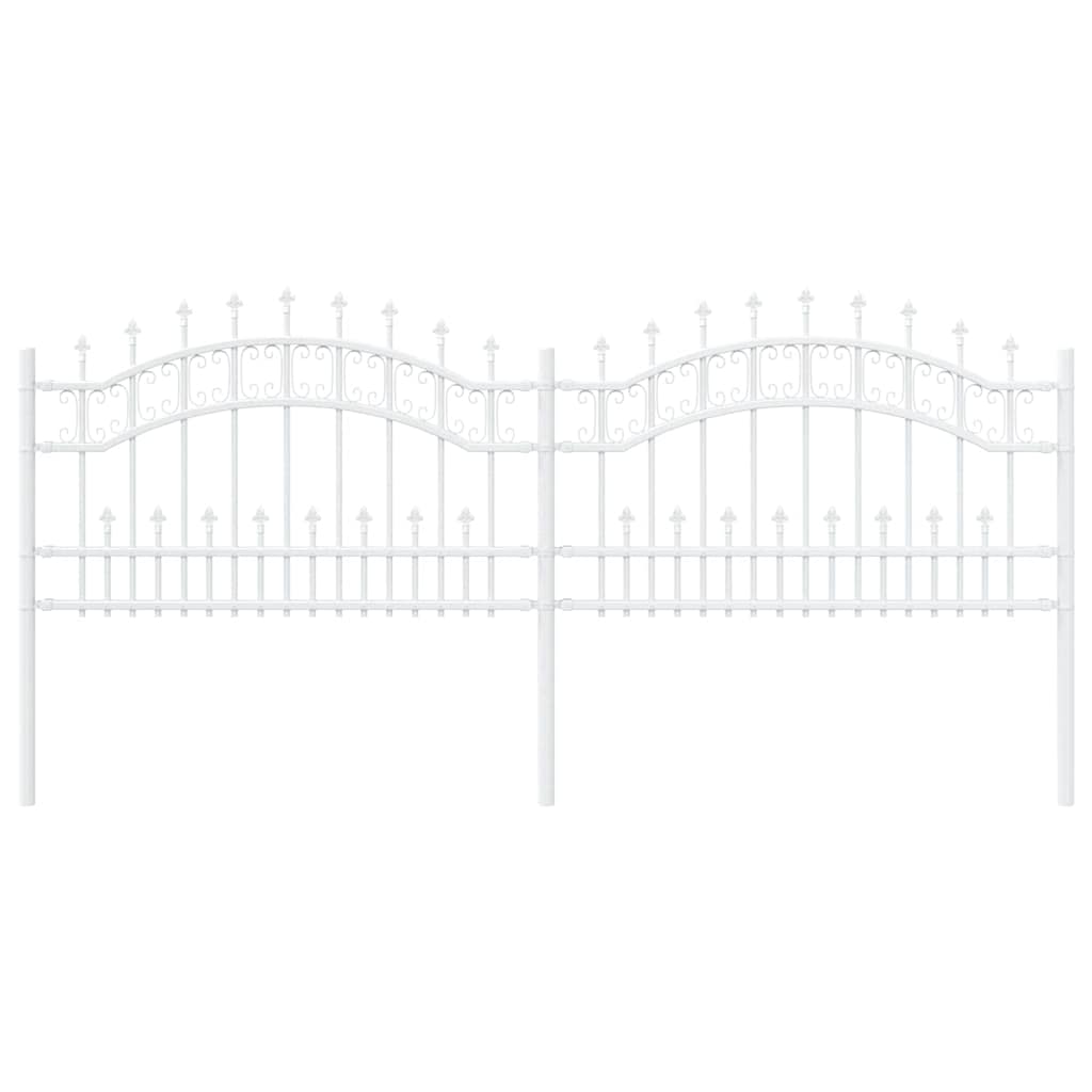 Recinzione per Giardino Bianco 115 cm 42003973