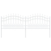 Recinzione per Giardino Bianco 115 cm 42003973