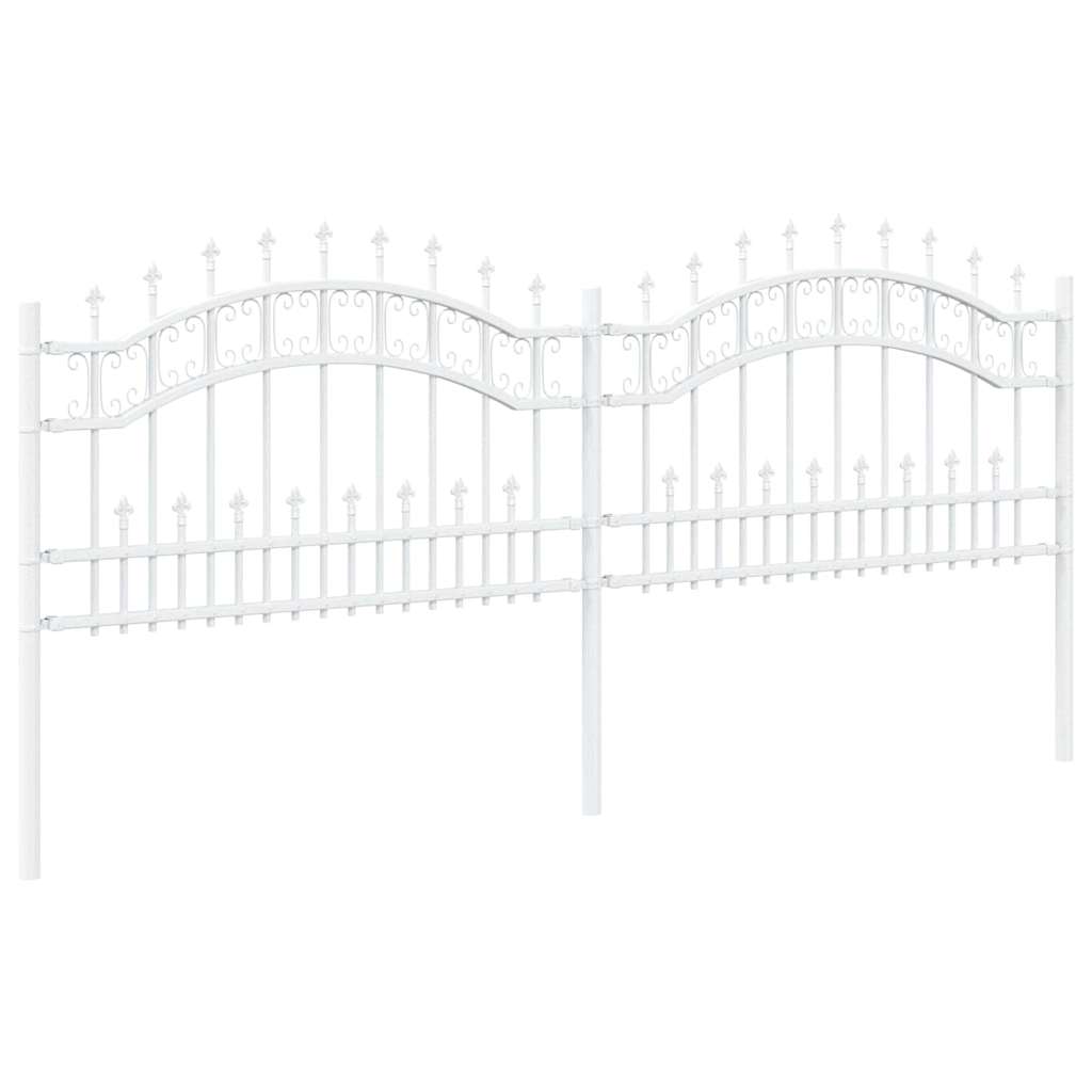 Recinzione per Giardino Bianco 115 cm 42003973