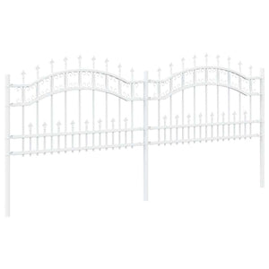 Recinzione per Giardino Bianco 115 cm 42003973